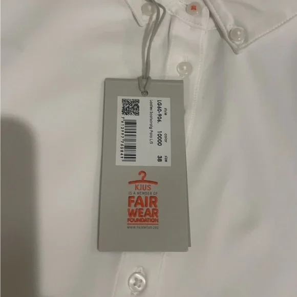 KJUS White Long Sleeve Polo Shirt NWT 38 - Picture 3 of 4